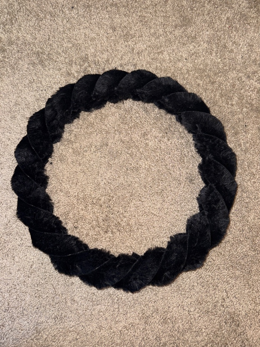 Black Steering Wheel Cover